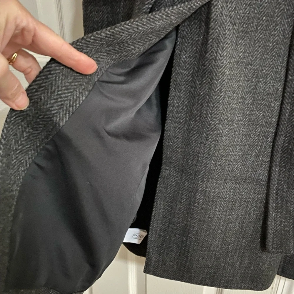 The Drop womens Jessy Elongated Overcoat size Large - Picture 5 of 15